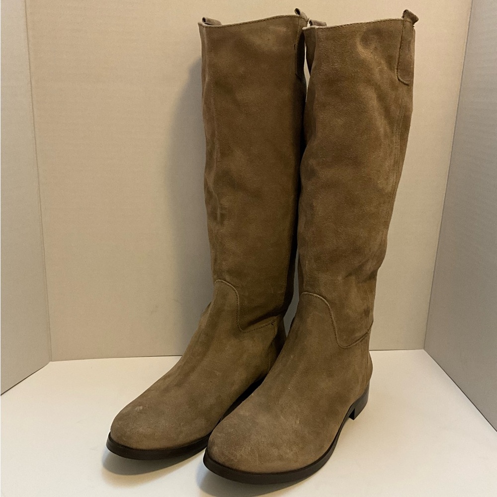 Vera Gomma Suede Taupe Boots 40